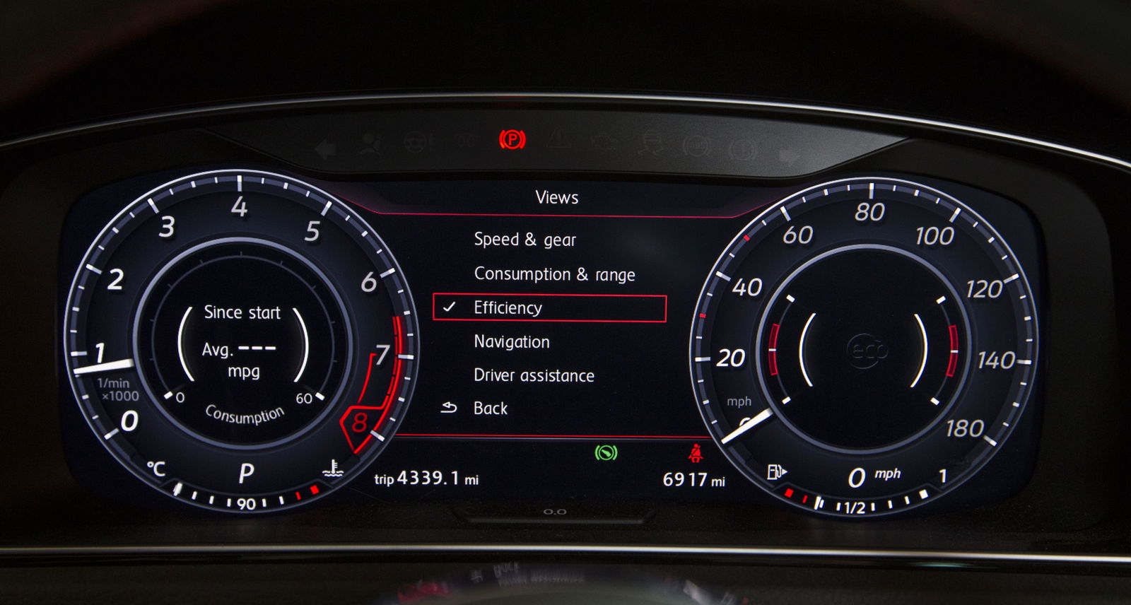 There is some basic customisation with the dials available, but it's all information available in the middle portion of the screen anyway