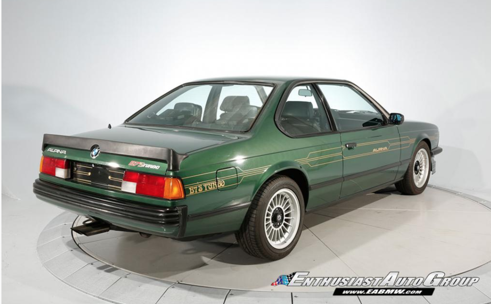 This Alpina B7S Turbo Coupe Is A Festival Of Green, And We Love It