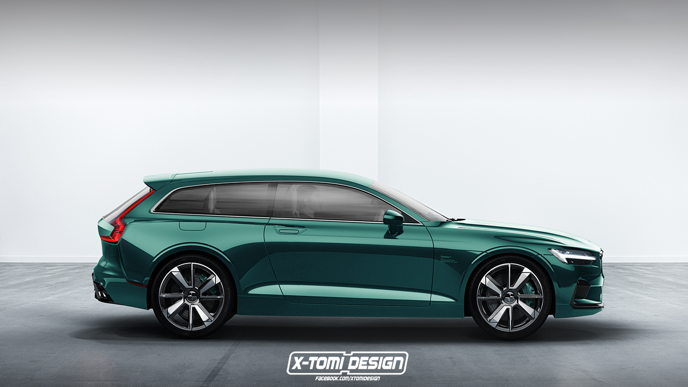 Here's How The Polestar 1 Would Look As A Drop-Top And A Shooting Brake