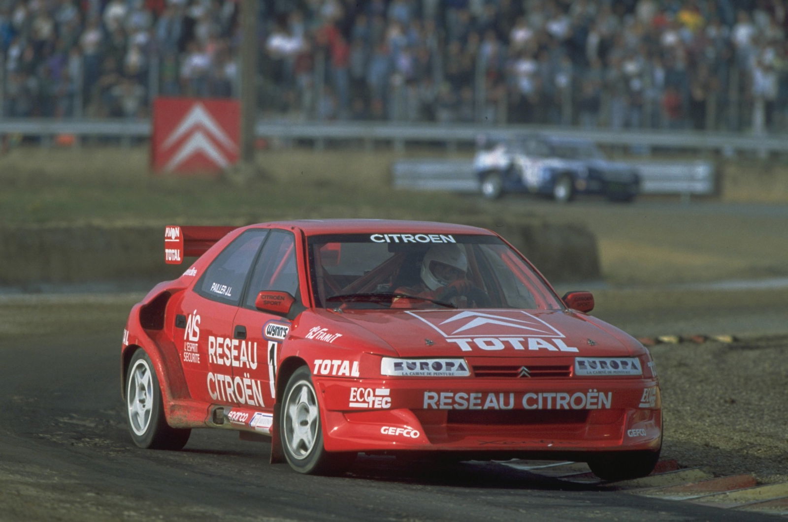 The car after its numerous major changes, notice the much larger rear intakes.