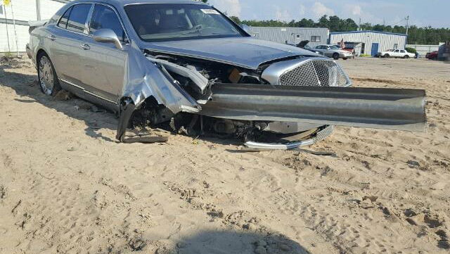 You Can Buy A Bentley Mulsanne That's Eaten A Crash Barrier