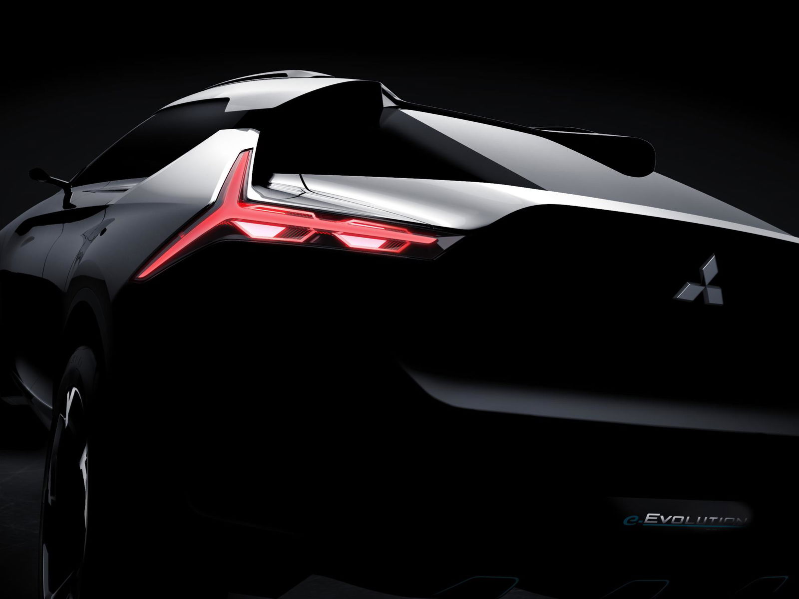 The Mitsubishi e-Evolution Concept Has Three Motors And An 'AI System'