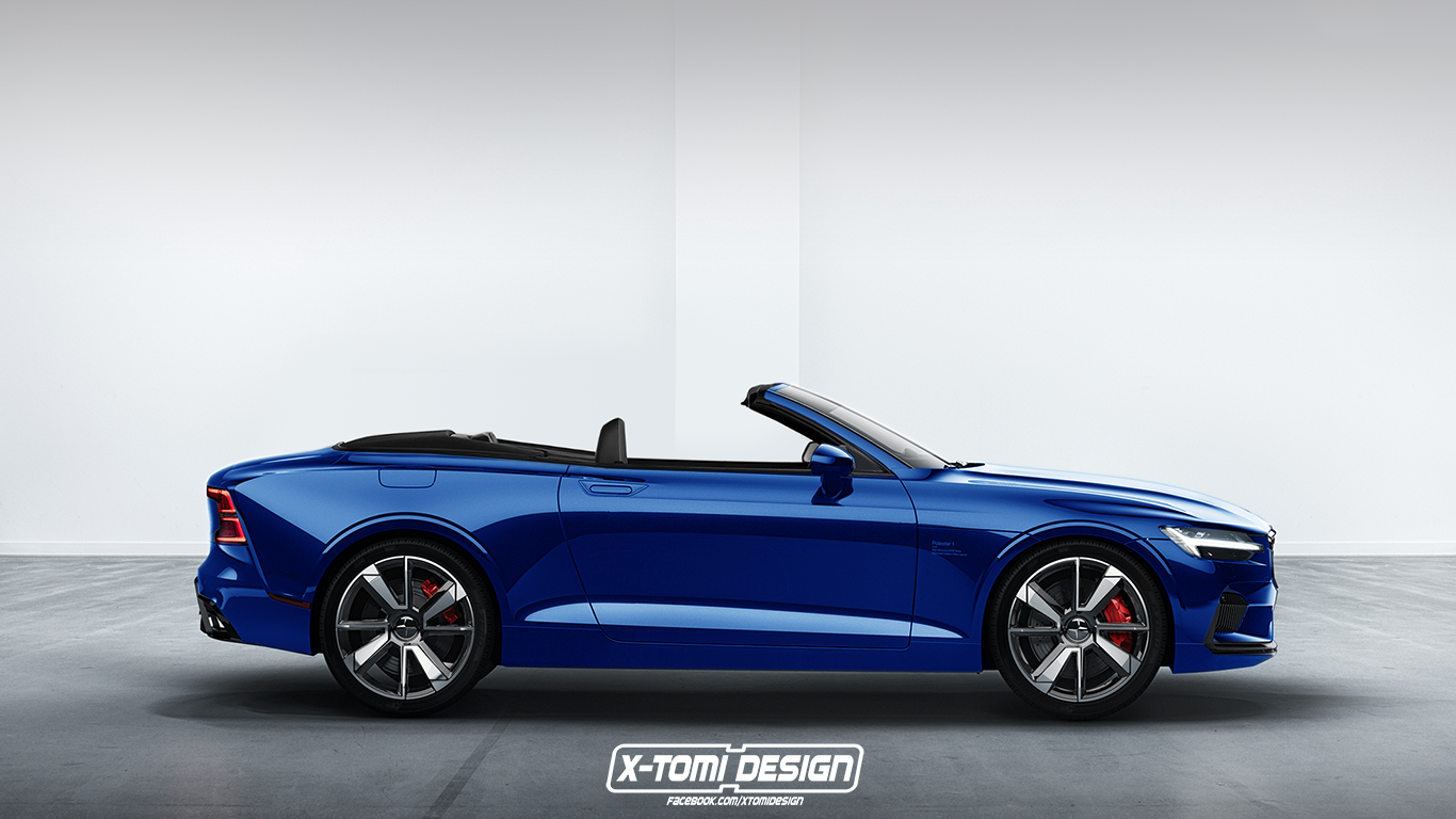 Here's How The Polestar 1 Would Look As A Drop-Top And A Shooting Brake