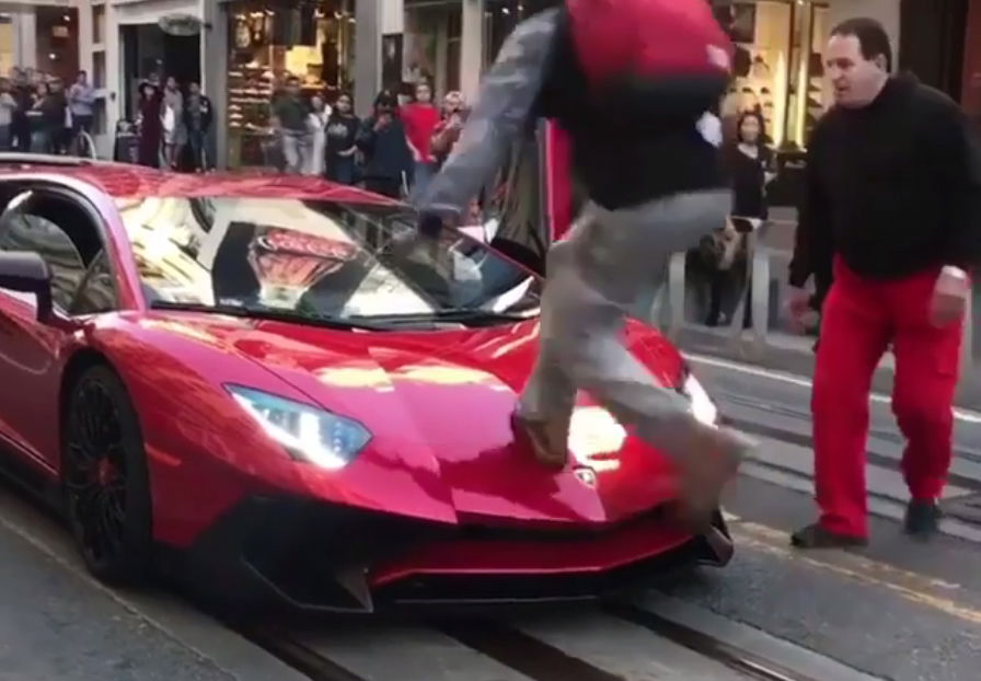 If You Run Over A Supercar In Front Of The Owner, You're Going To Get Hit