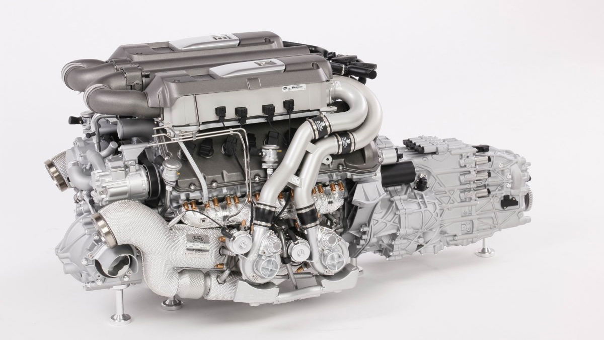 Check Out This Glorious 1:4 Scale Bugatti Chiron Engine