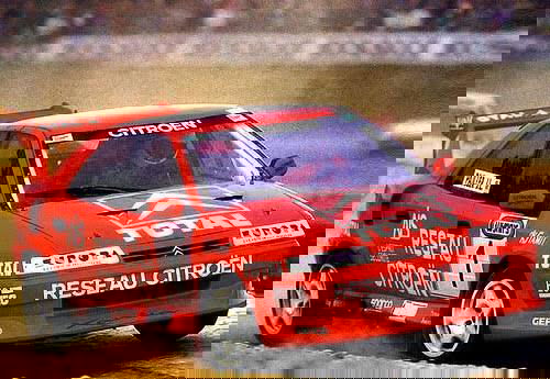 The first version of the rallycross machine.