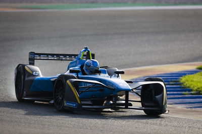 A Renault e.dams Formula E car