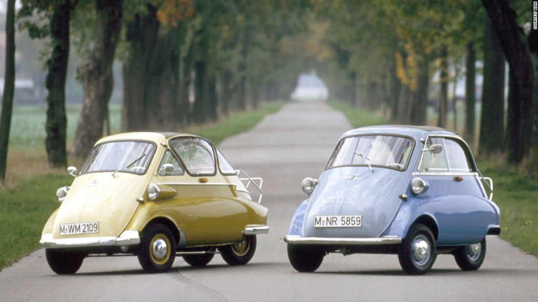 The Isetta, manufactured by BMW.