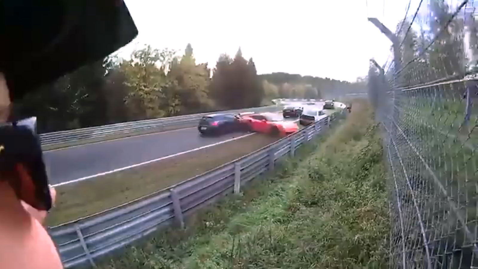 This Dramatic Footage Of The Recent 15-Car Nurburgring Shunt Is Brutally Frustrating