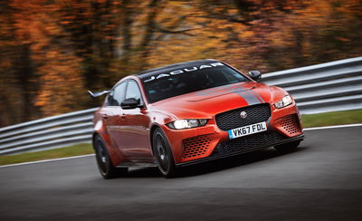 Watch The Jaguar XE SV Project 8 Clock A 7:21 'Ring Lap