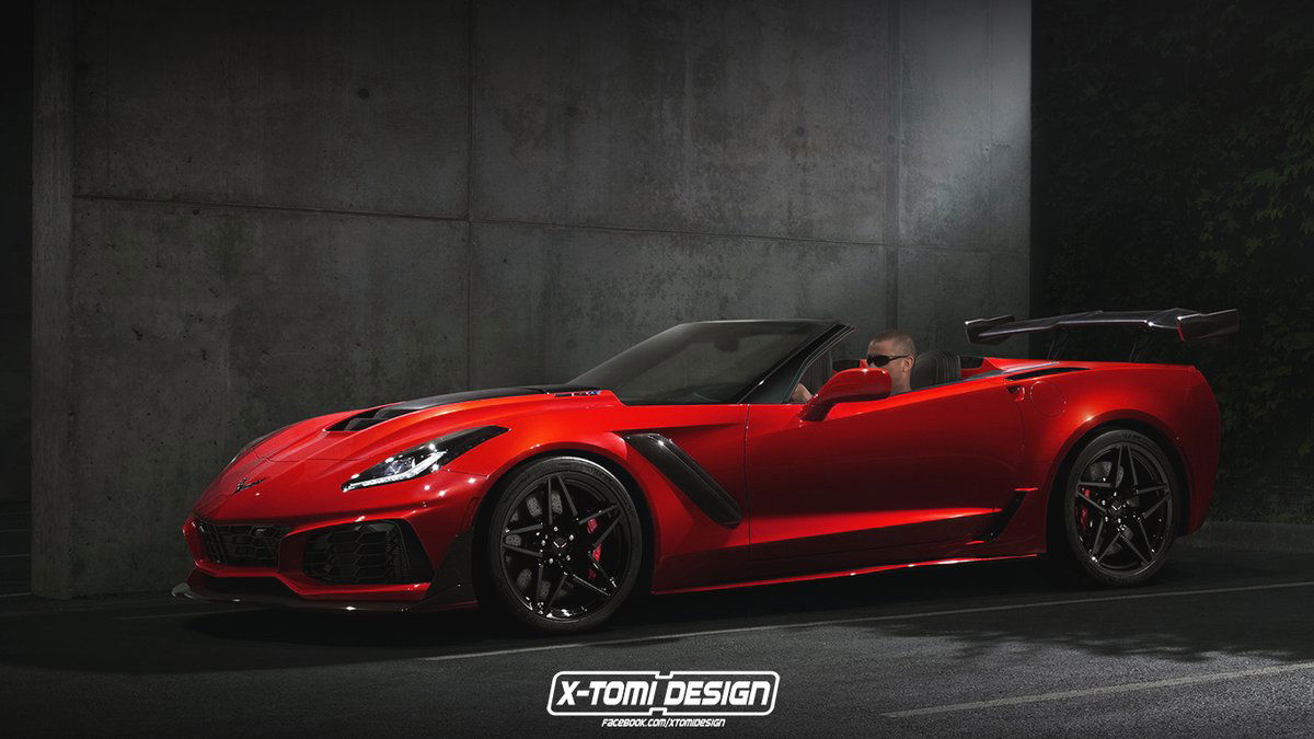 Here's How The Corvette ZR1 Will Look As A Convertible