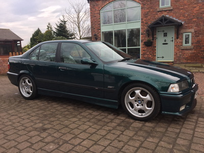 The car took part in a used sports saloon challenge, which also featured a Mercedes 190E 2.3-16 and a Ford Sierra Cosworth