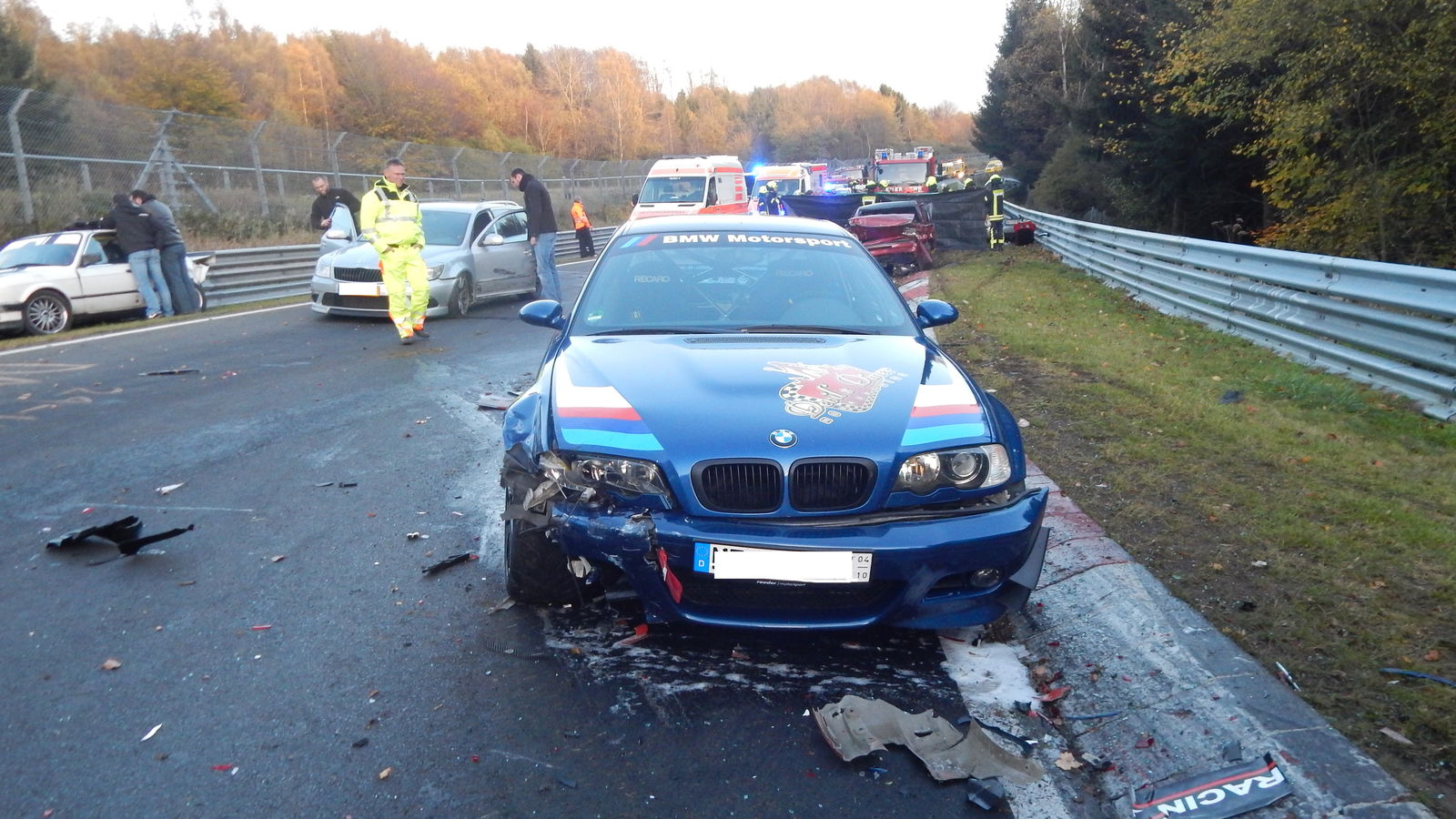 Careless Driving Caused This Massive 15-Car Nurburgring Shunt