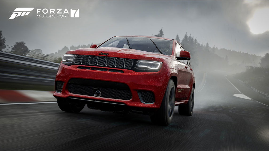 Forza 7's December Car Pack Has A Jeep Trackhawk And A Rubbish Name
