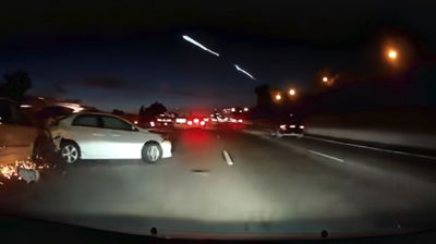 This Huge Crash Was Caused By A Driver Watching A SpaceX Launch