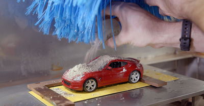 Nissan's Tiny Car Wash Is The Accessory We Wish Matchbox Offered