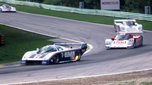 Shot of a Ford Probe GTP at Road America in 1986