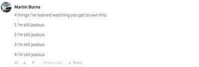 The 10 Best Comments On CT Last Week