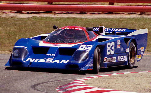David Hobbs in a 1987 Nissan GTP ZX-T