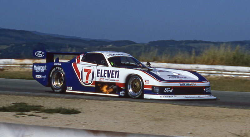 The 1984 Mustang GTP at the 6 Hours of Riverside