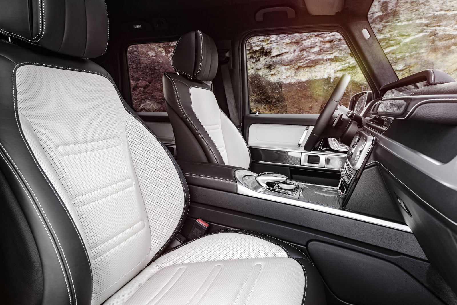 Here's Your First Look At The New Mercedes G-Class' Swanky Cabin