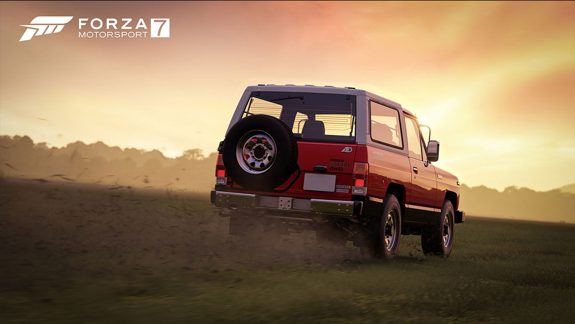 The Nissan Safari lends some 1980s cool to the pack