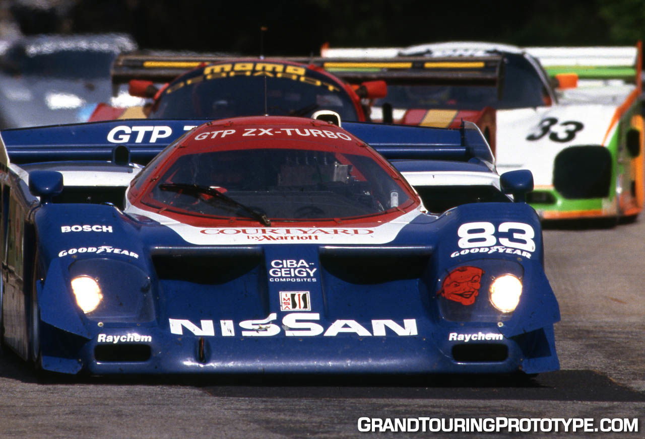 The Nissan ZX-T at Road Atlanta in 1989