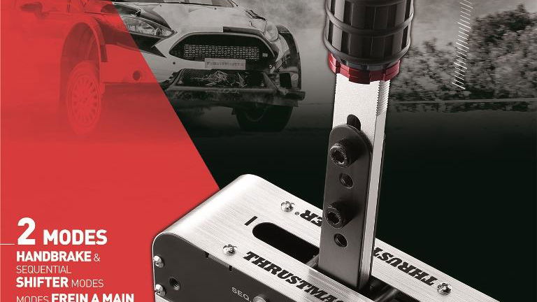 Thrustmaster Has Made A Two-In-One Handbrake And Sequential Shifter