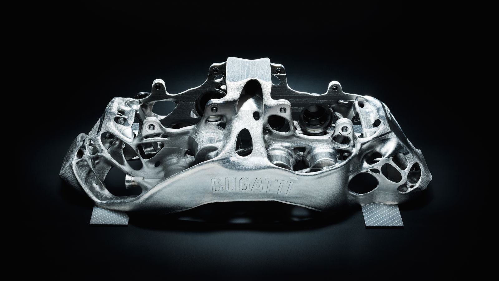 Bugatti's 3D-Printed Titanium Brake Caliper Is A World First