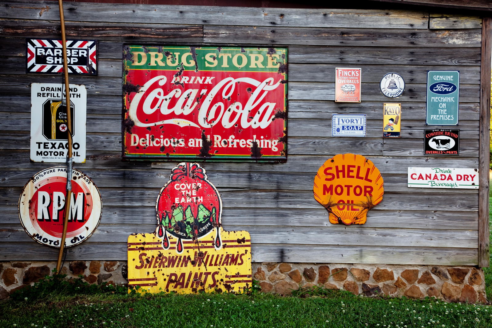 Signs from the golden era, some might say
