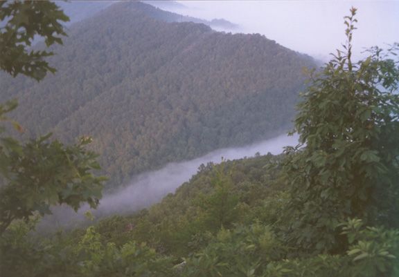 Fog in Tennessee's Cumberland Gap