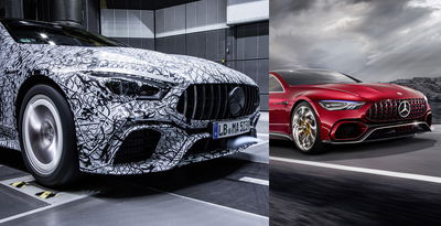 These New Teasers Reveal The Four-Door Mercedes-AMG GT Coupe