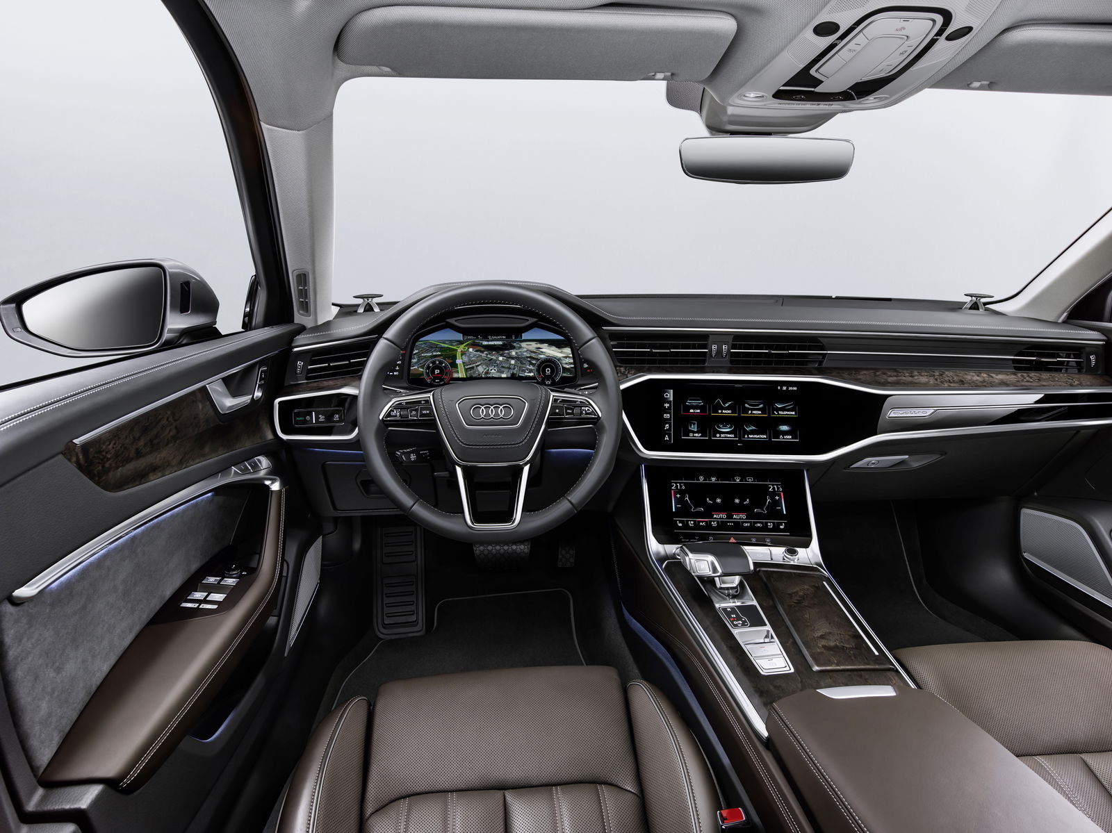 The New Audi A6 Is A Screen-Filled Tech Feast For Modern Business