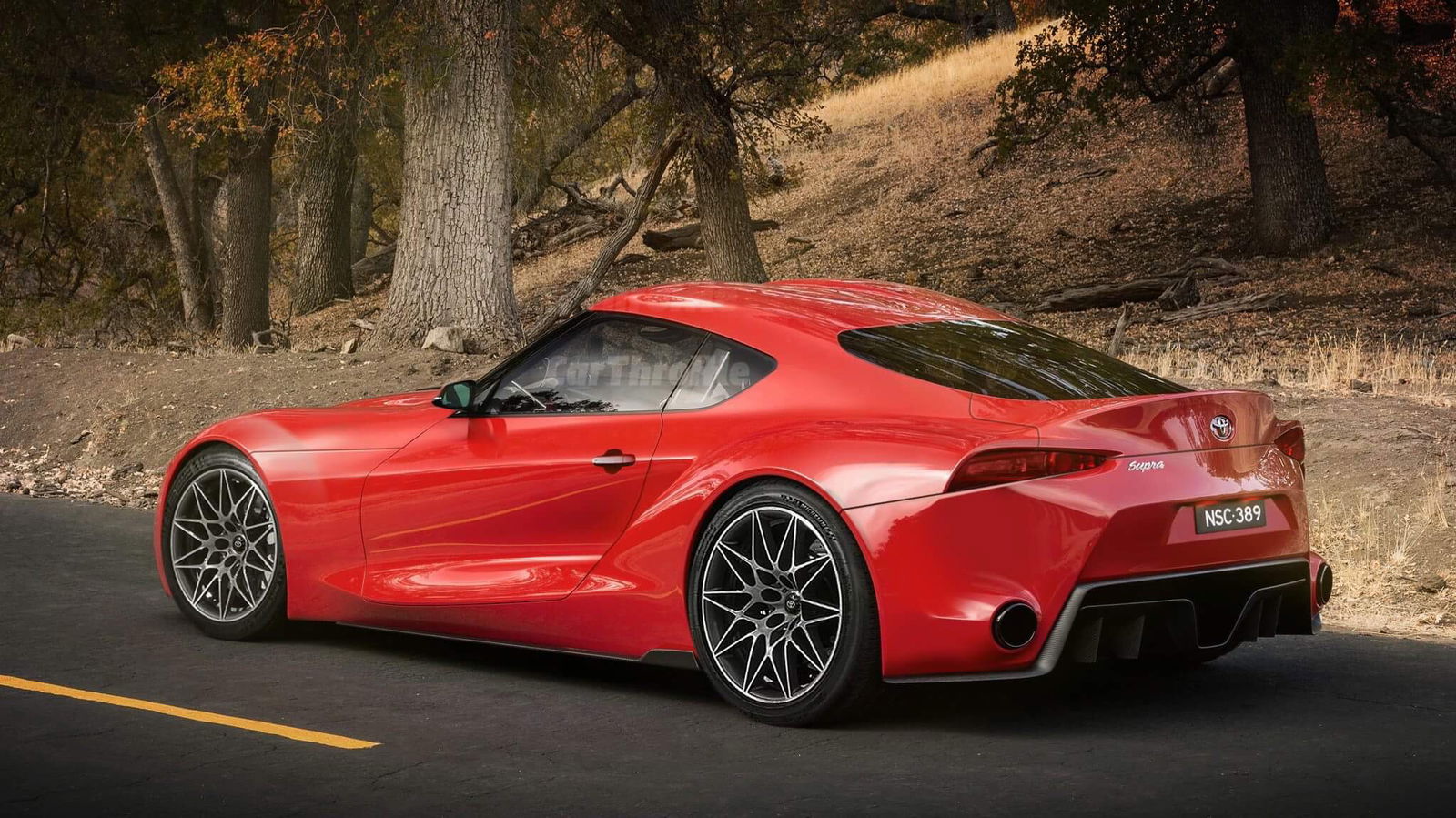 A Car Throttle-commissioned render imagining the new Supra