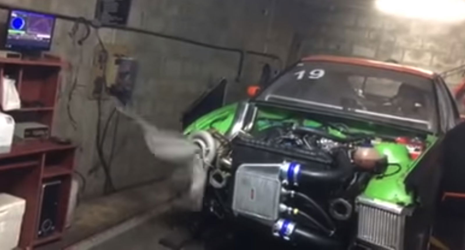 This Turbo Disastrously Sucks-In A Workshop Rag From Four Feet Away
