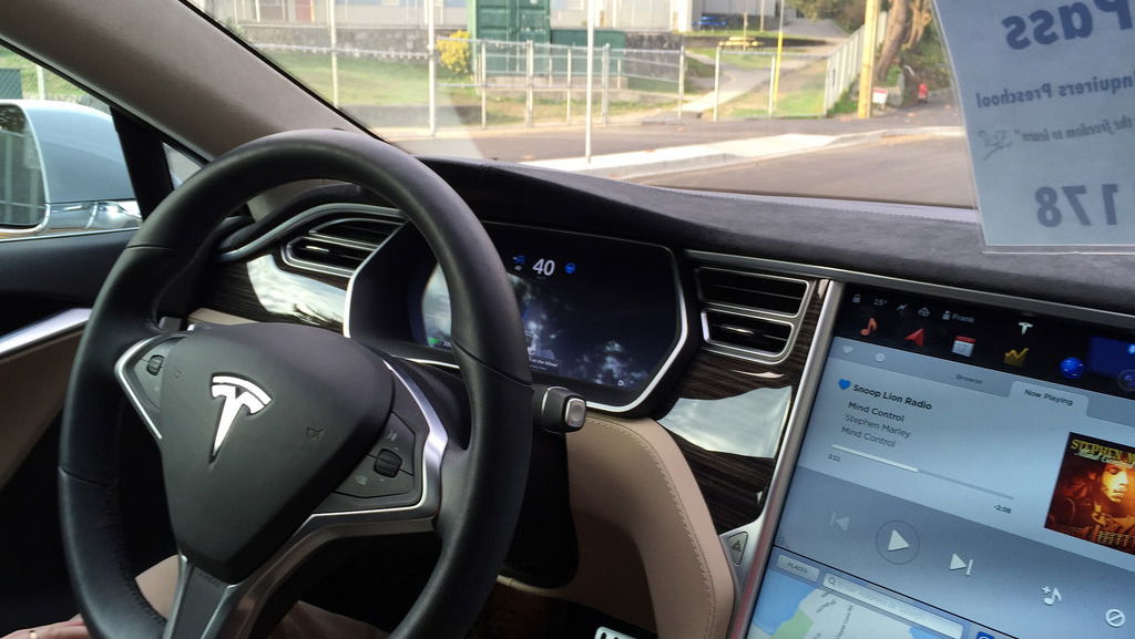 Tesla Driver Avoids Ticket For Driving With His Feet Out Of The Window