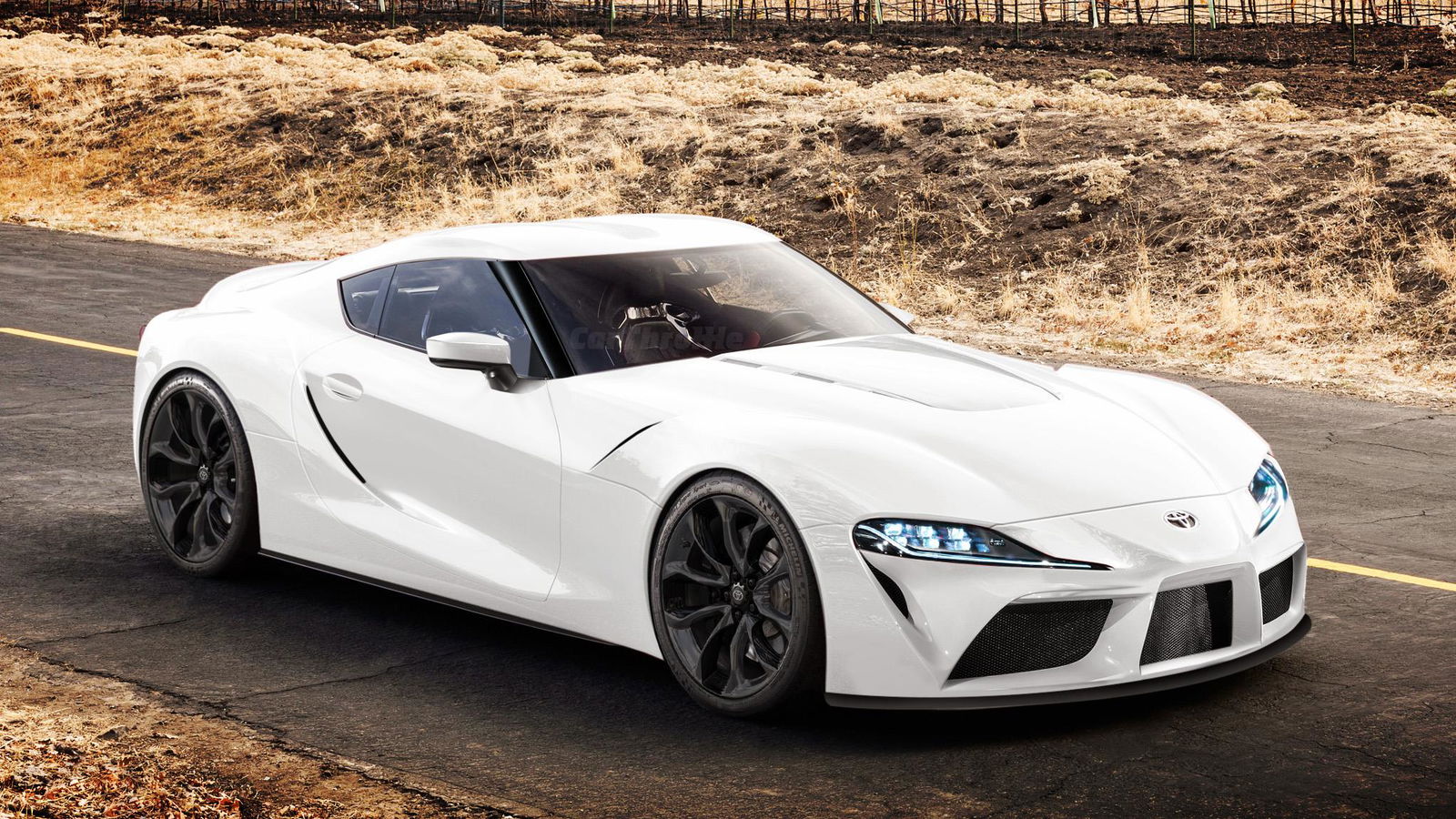 Here's How The Toyota GR Supra Concept Looks Without The Wings