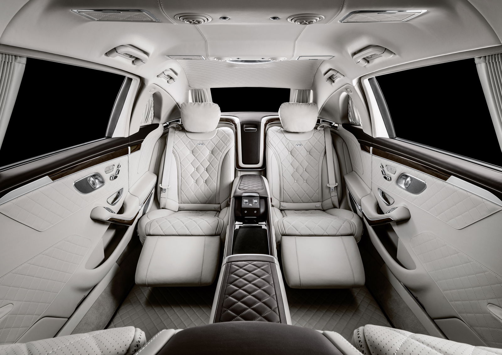 The Mercedes-Maybach Pullman Contains More Cow Than Texas