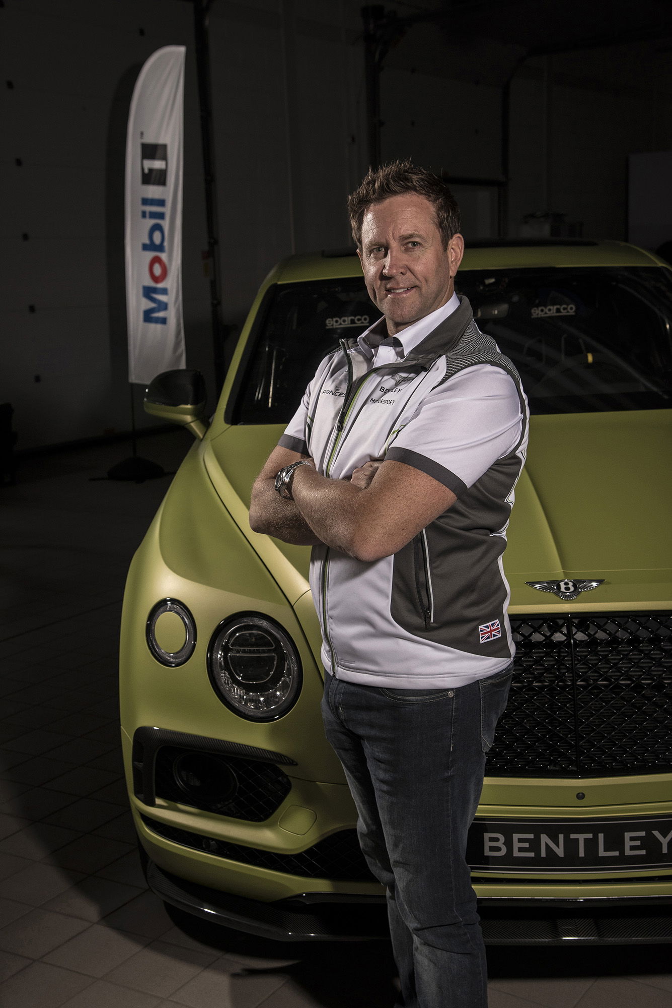 Rhys Millen with the modified Bentley Bentayga
