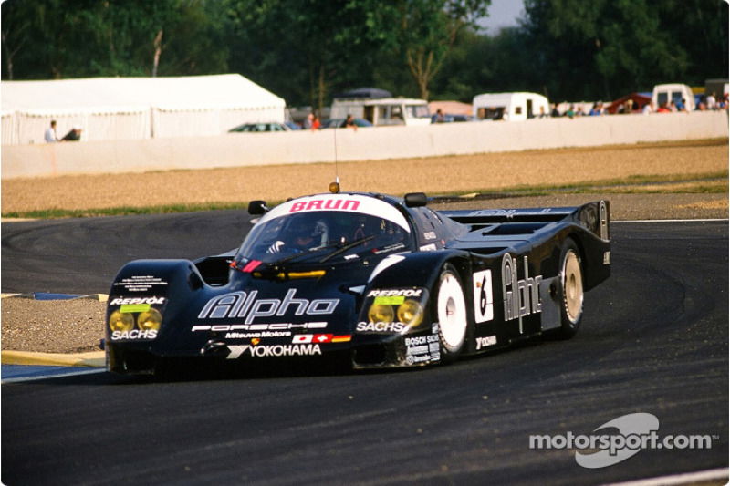 Ratzenberger in the Porsche 962 in 1989.
