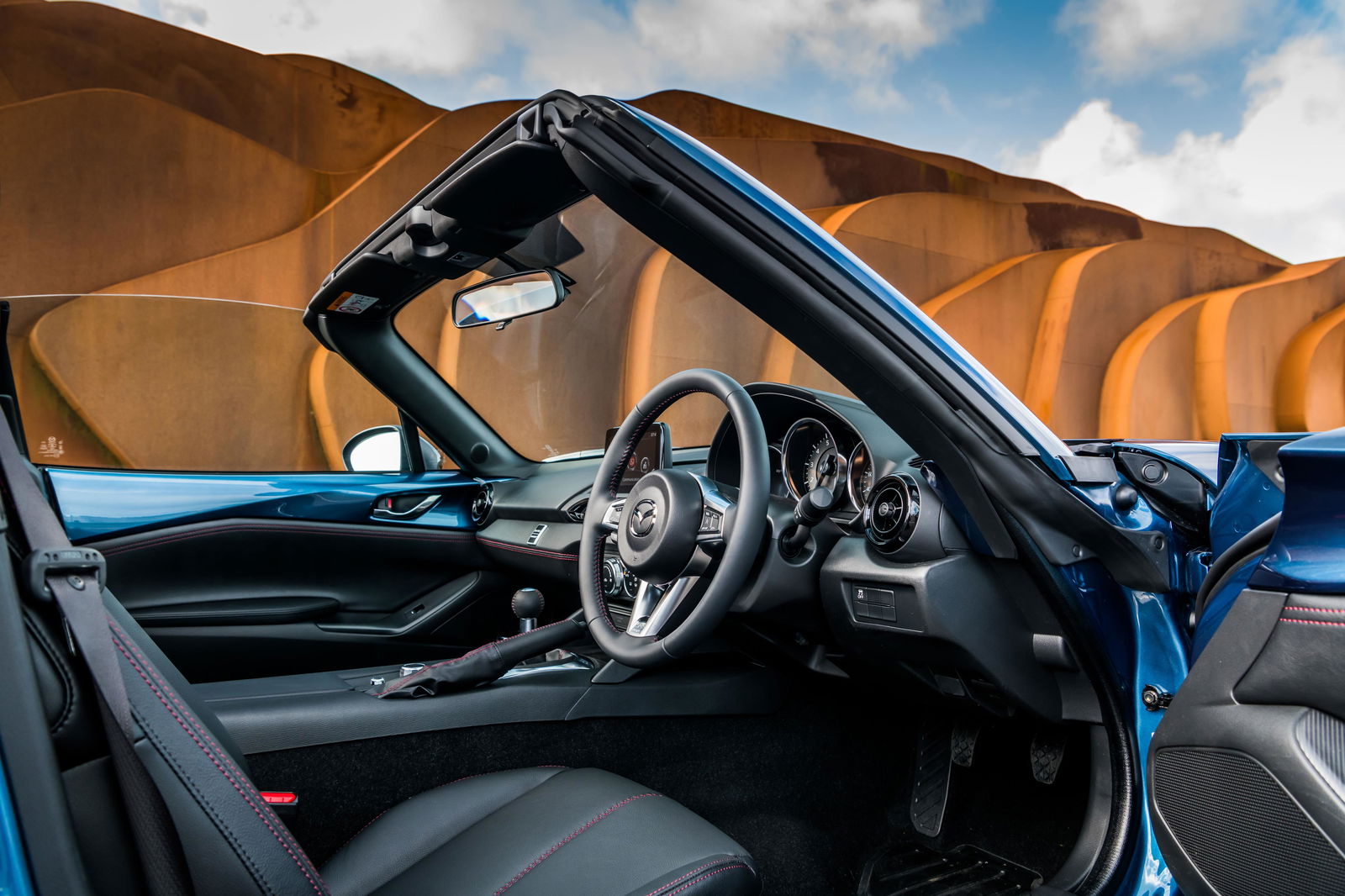 The Limited-Edition Mazda MX-5 RF 'Sport Black' Is Actually Blue