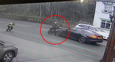 'Van Thief' Returns To The Scene Of The Crime And Gets Run Over