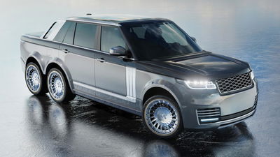 This 6x6 Range Rover Is Your Daily Dose Of Nautical Weirdness