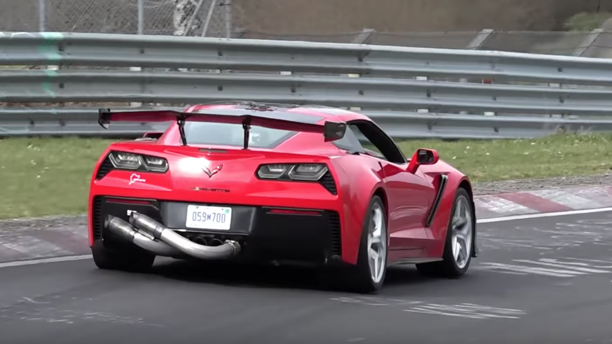 The Corvette ZR1 Is Back At The 'Ring With Its Crazy Silencers, Lap Time Glory Incoming