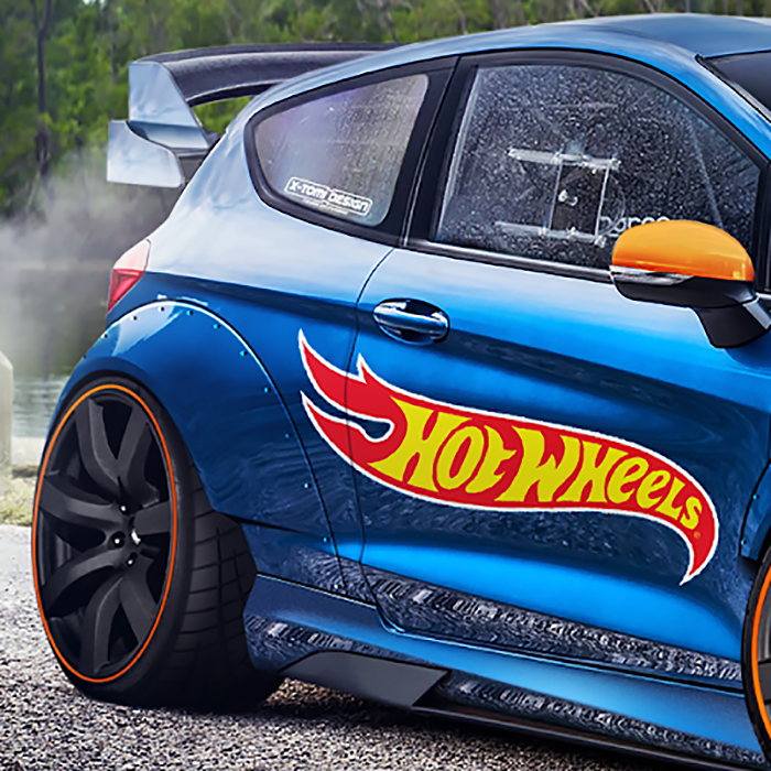 We Need This Caricatured ‘Rocket Bunny’ Ford Fiesta In Our Lives