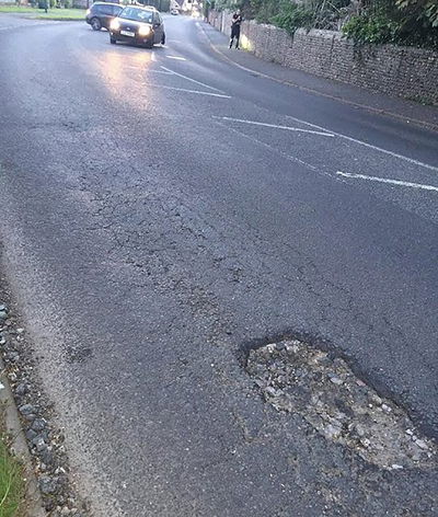 This Ford Fiesta Hit A Pothole So Hard It Ripped A Whole Axle Off