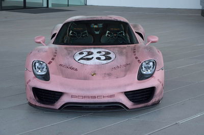 Someone Has Used The Famous 'Pink Pig' Livery On A Porsche 918