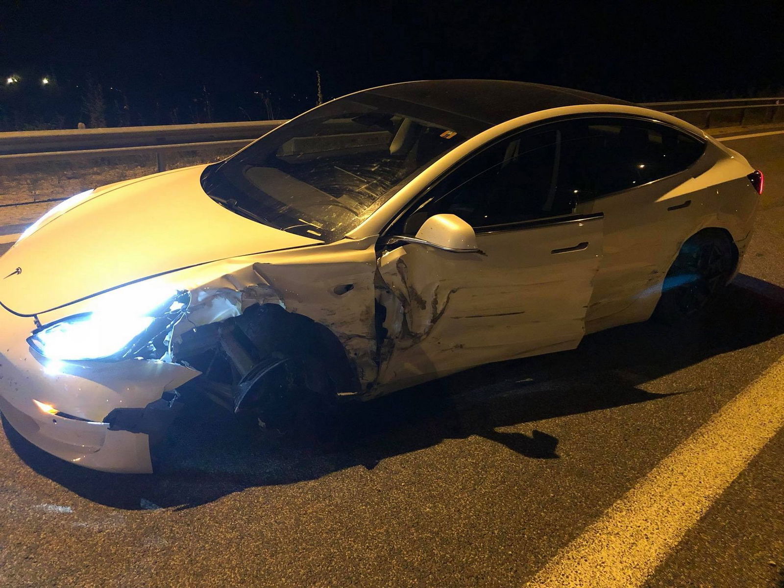 Another Tesla Autopilot Crash Has Wrecked A Model 3 In Greece