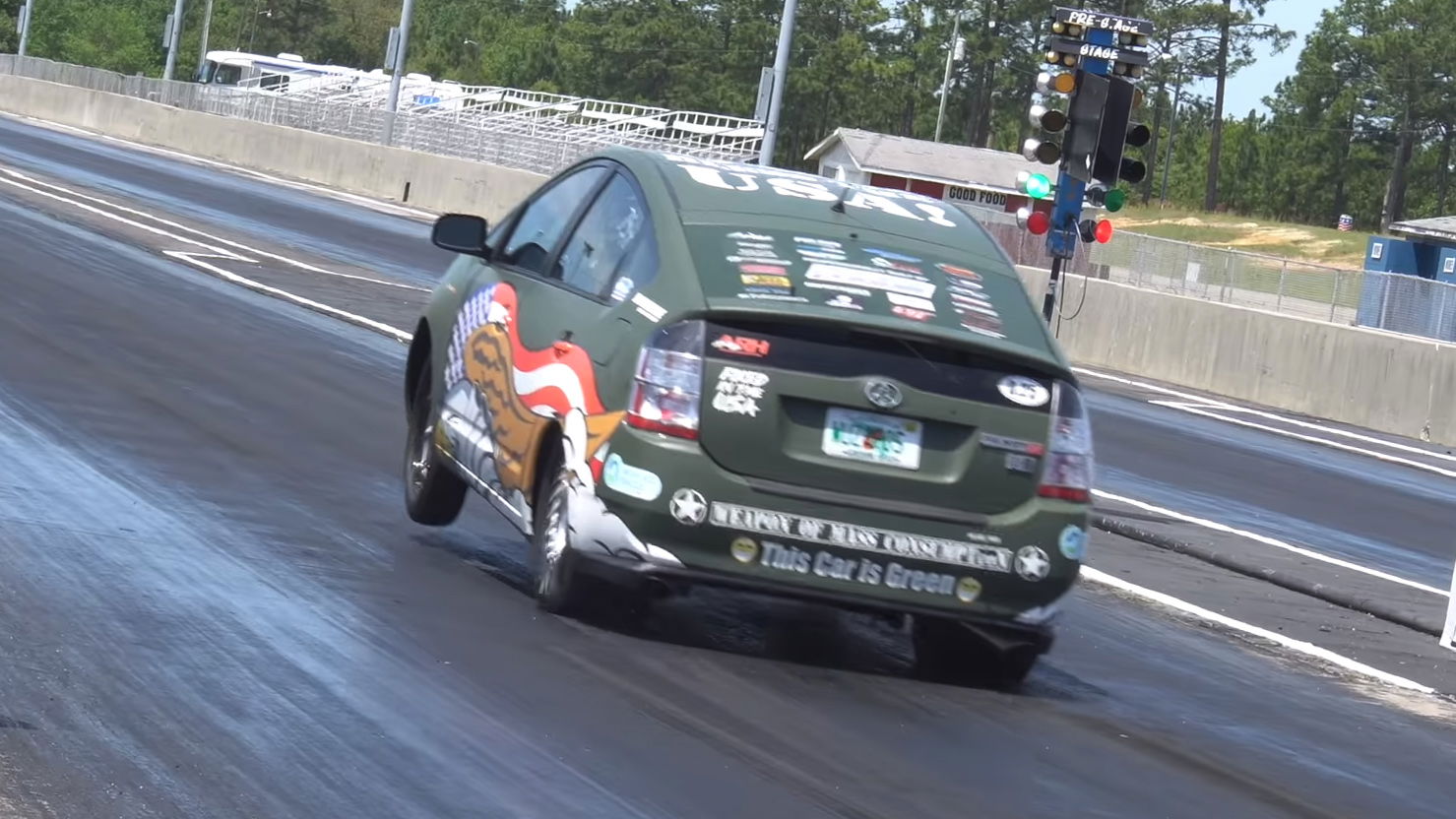 A Hellcat Engine Turns A Prius Into A Hilarious 9-Second Car