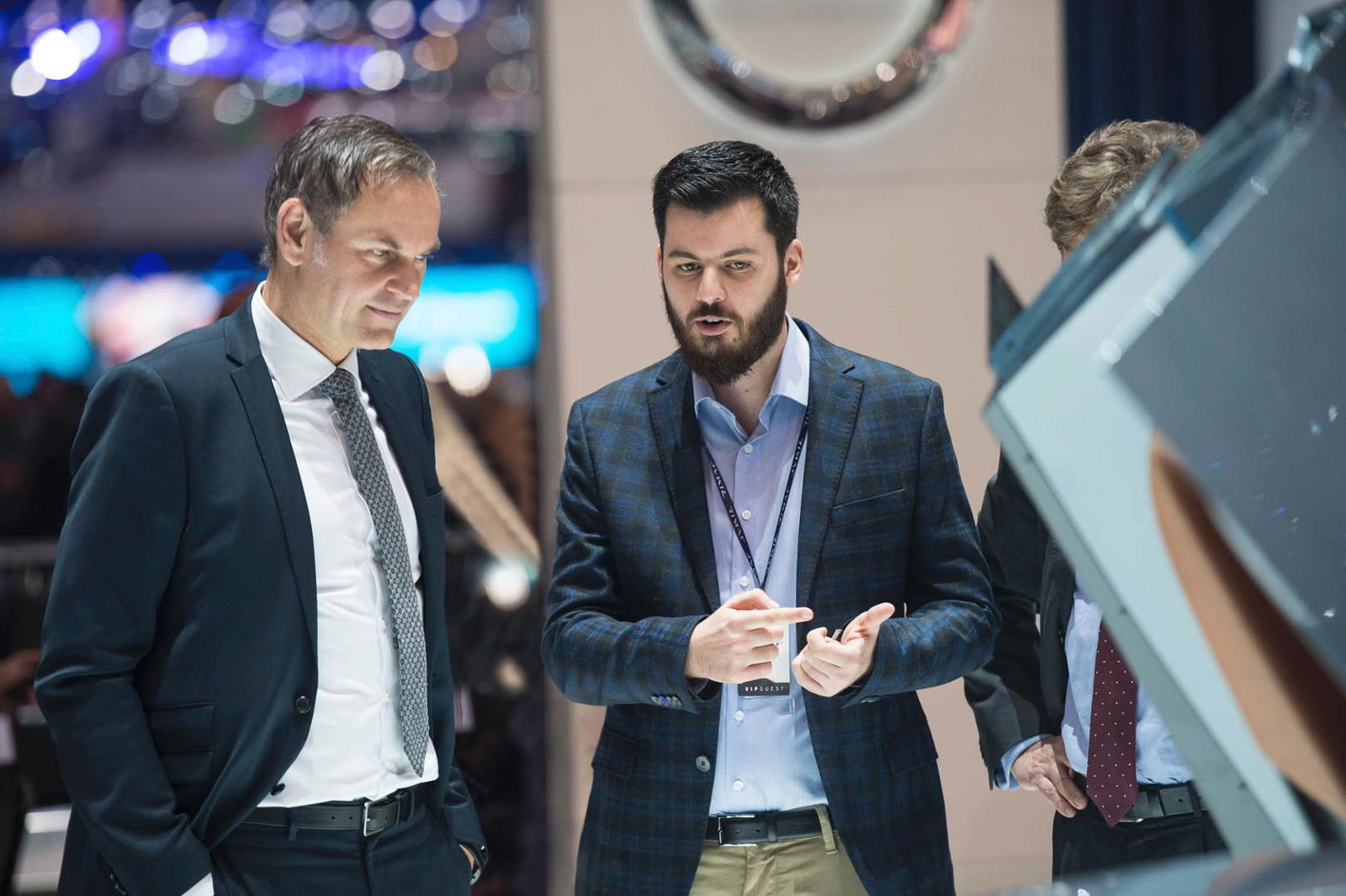 Mate Rimac with Porsche CEO Oliver Blume
